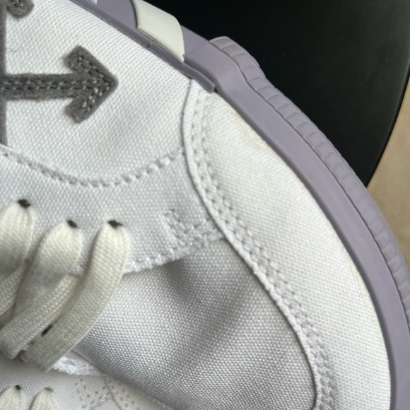 Off-White Canvas Sneakers - Picture 10 of 10